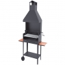 Charcoal and wood barbecue BVE-64 with elevator