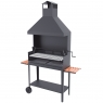 BVE-104 Barbecue au charbon de bois et au bois avec élévateur
