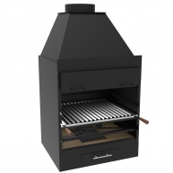 Holzkohle- und Holzgrill BF-60