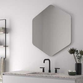 Espejo Hexagonal Devon de Eurobath 70x80