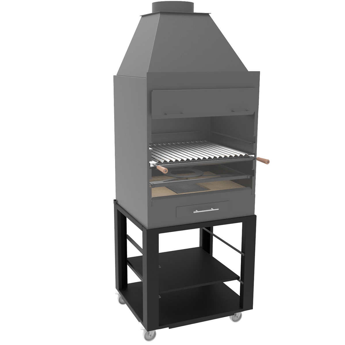 Meuble sur pied à roulettes pour BF-60