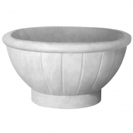 Runder Betonpflanzer