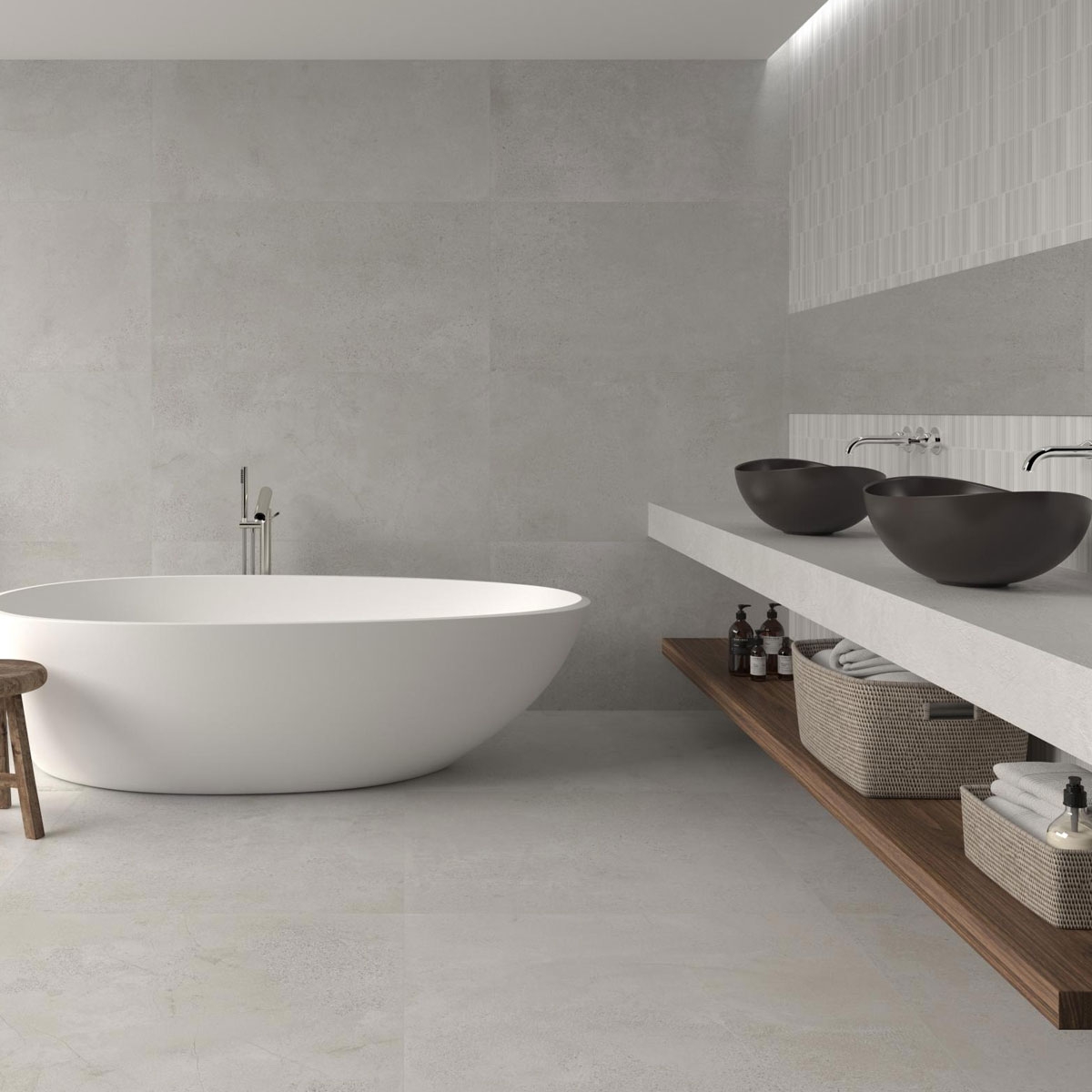 bathroom-kit-kat-mosaic-matte-gray