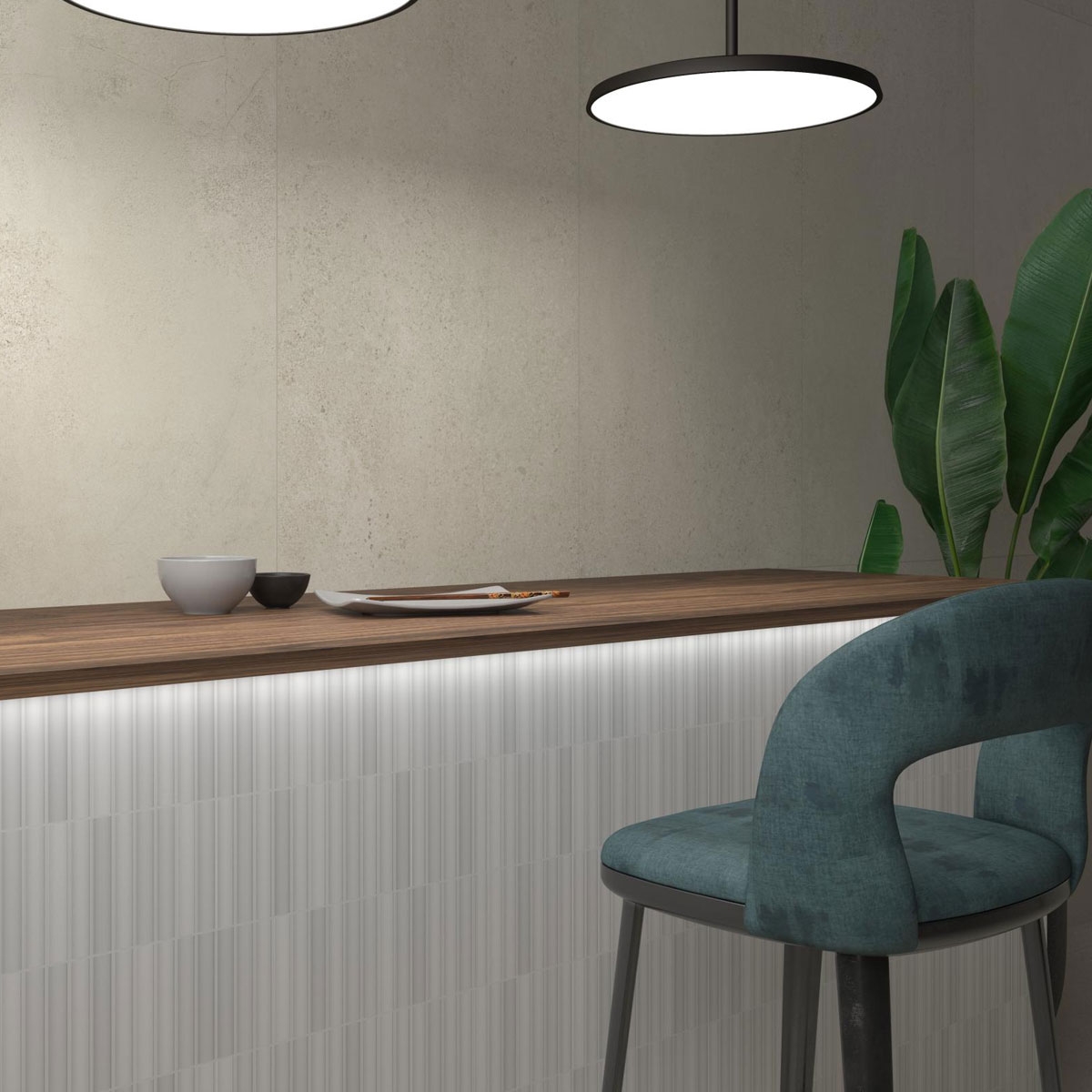 Kit-Kat Matte White Mosaic Quarter