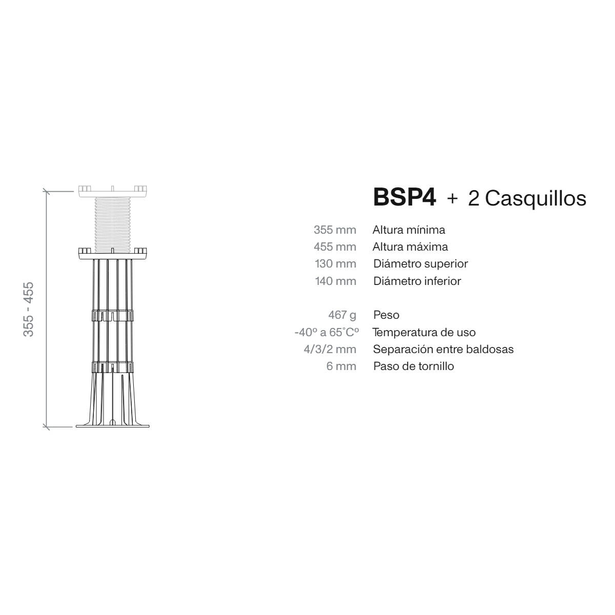 Casquilho 100 BSP Casquilho 2