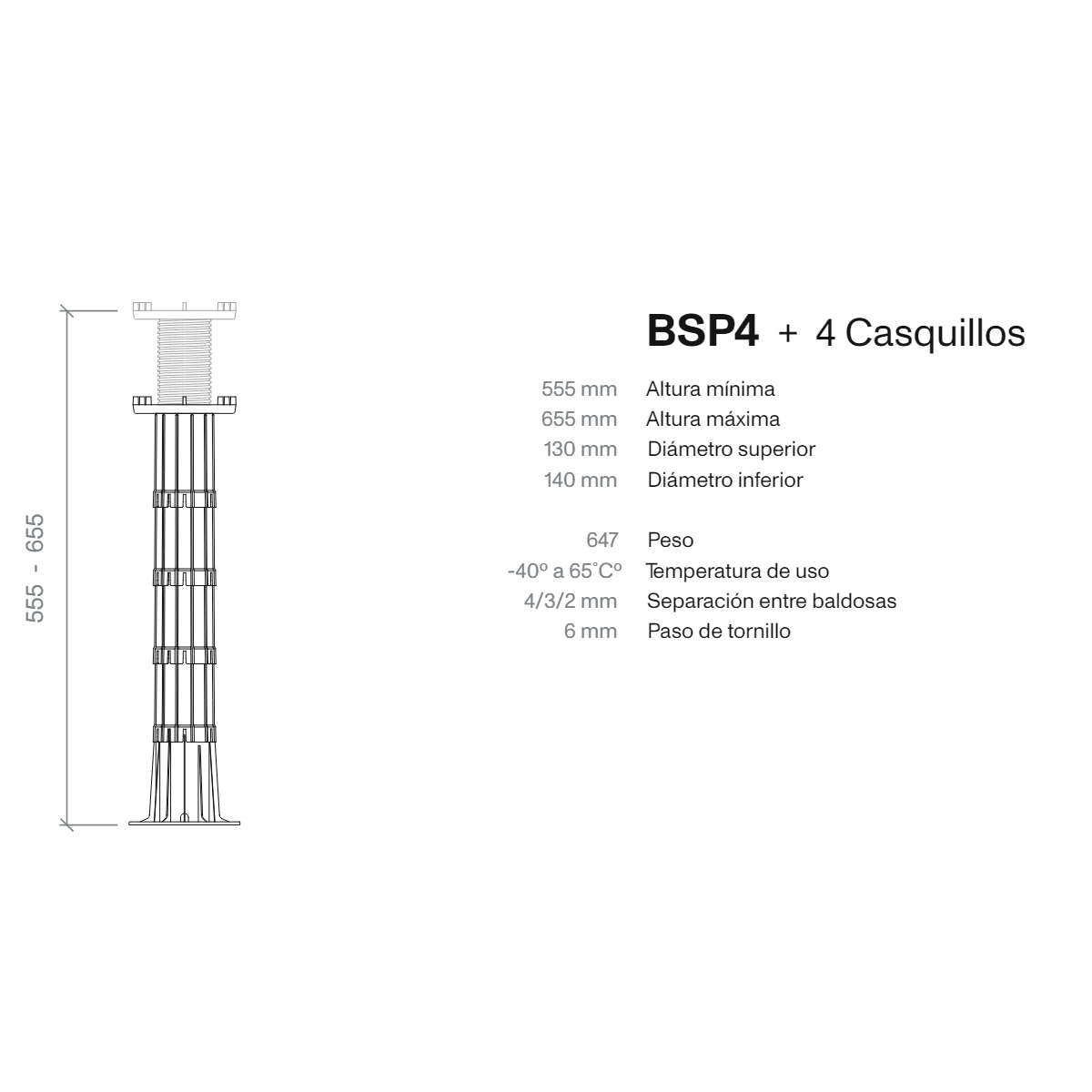 Casquillo 100 BSP casquillo 4
