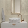 Ambiente ceramic washbasin Selene White 3