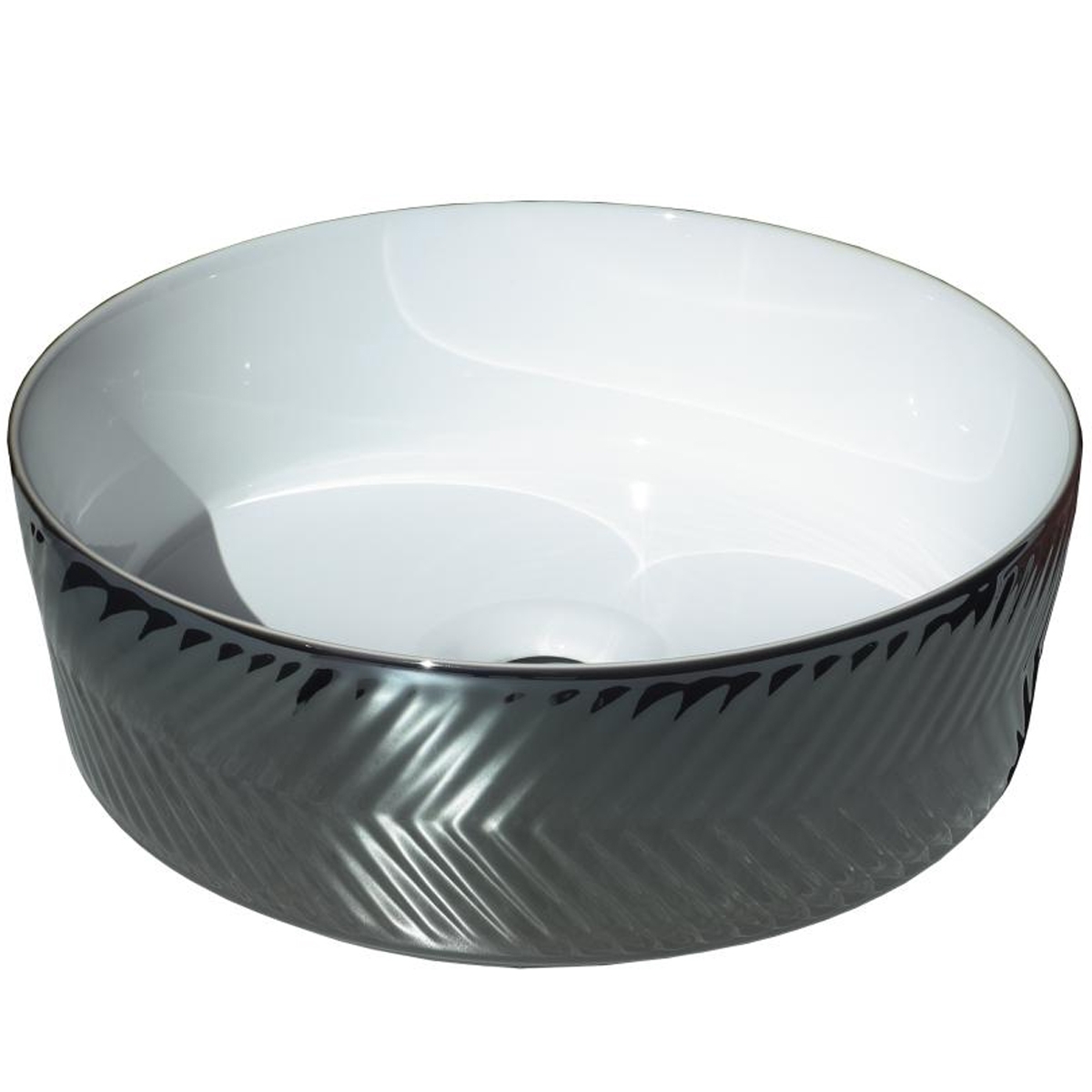 Spiga Chrome Keramikwaschbecken