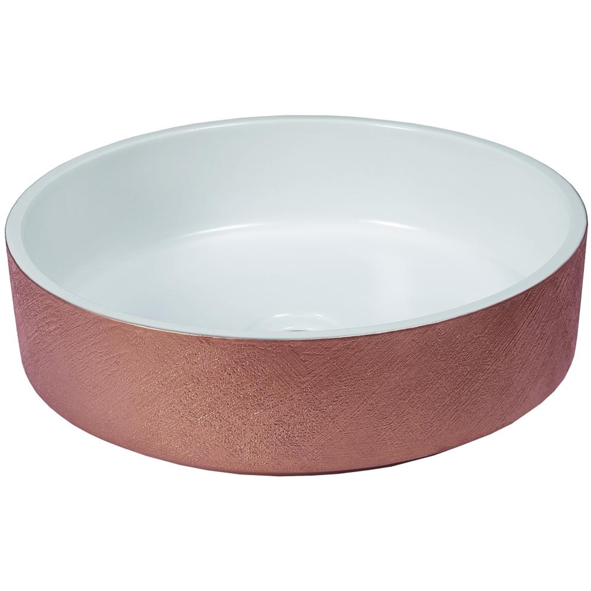 Glam White & Copper Keramikspüle