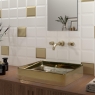 Ambience Wonder Gold 1 ceramic washbasin