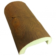 300x12.5x7 half-round beam