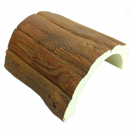 300x23x12 gerader Halbrundbalken