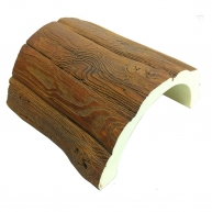 300x23x12 straight half-round beam la viguería