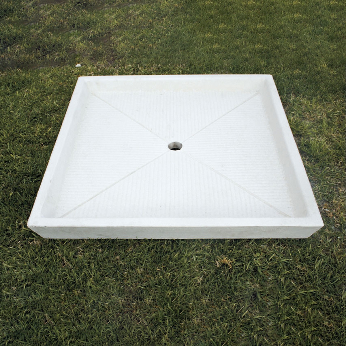 Base de duche de bambu de 80x80 Verniprens