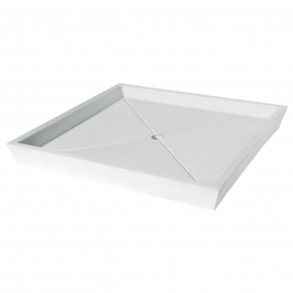 Receveur de douche en bambou de 80x80