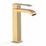 Torneira exclusiva 241mm_Oro fosca da bacia Cuadro Single Lever
