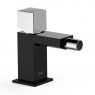 Single Lever Bidet Tap Square Exclusive_Negro-Chrome