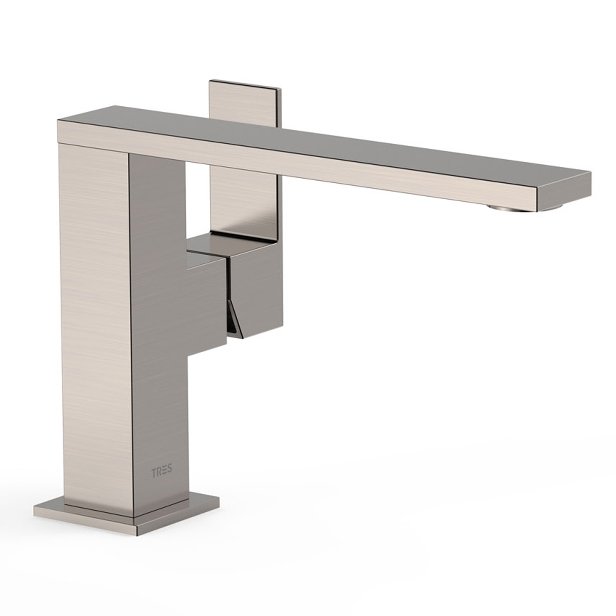 Grifo Monomando Lavabo Cuadro Exclusive_Acero