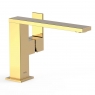 Grifo Monomando Lavabo Cuadro Exclusive_Oro