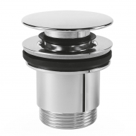 Valve click-clack chromée simple-rapide