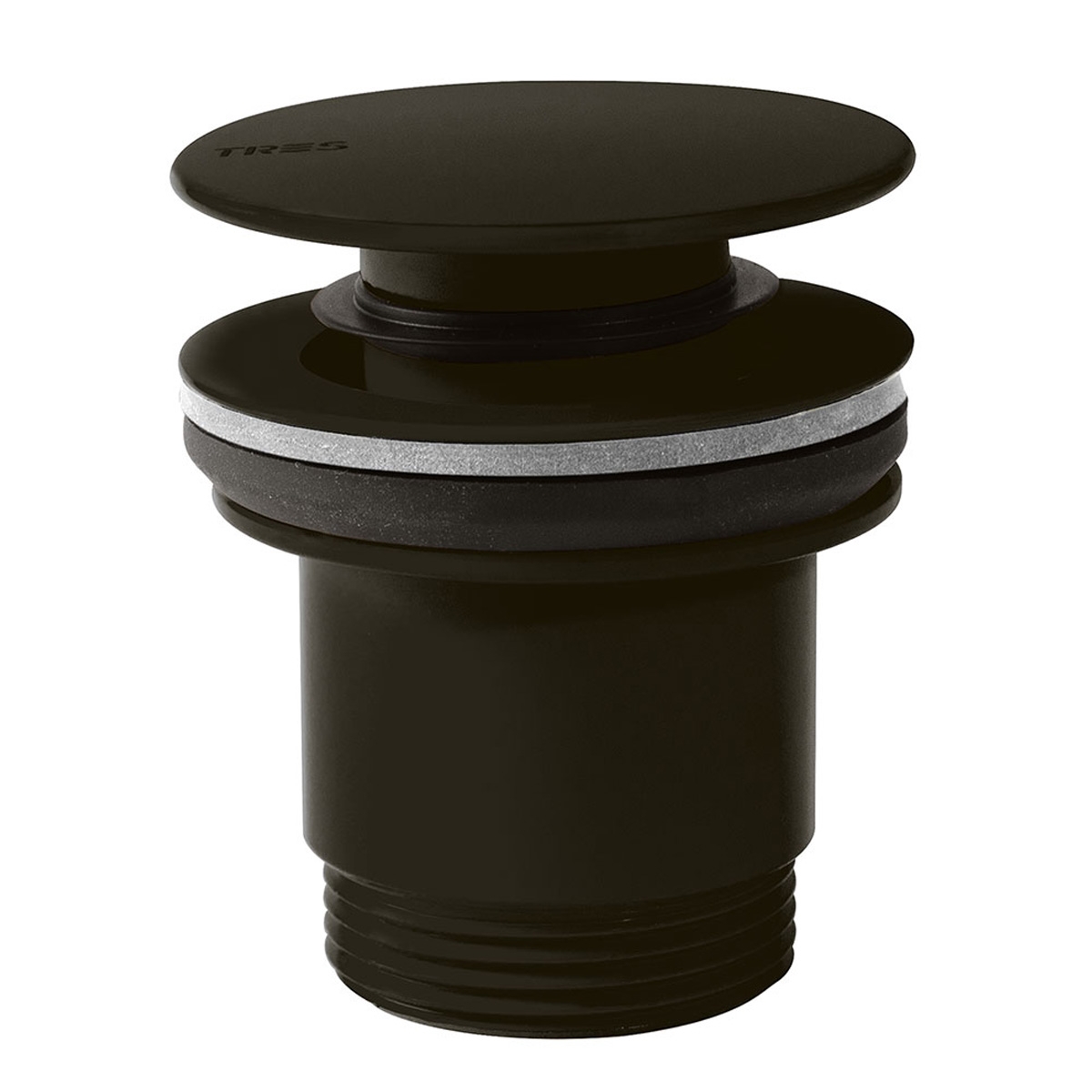 Simple-rapid click-clack valve black bronze