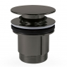 Simple-rapid click-clack valve metallic black