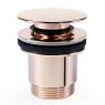 Simple-rapid click-clack valve rose gold