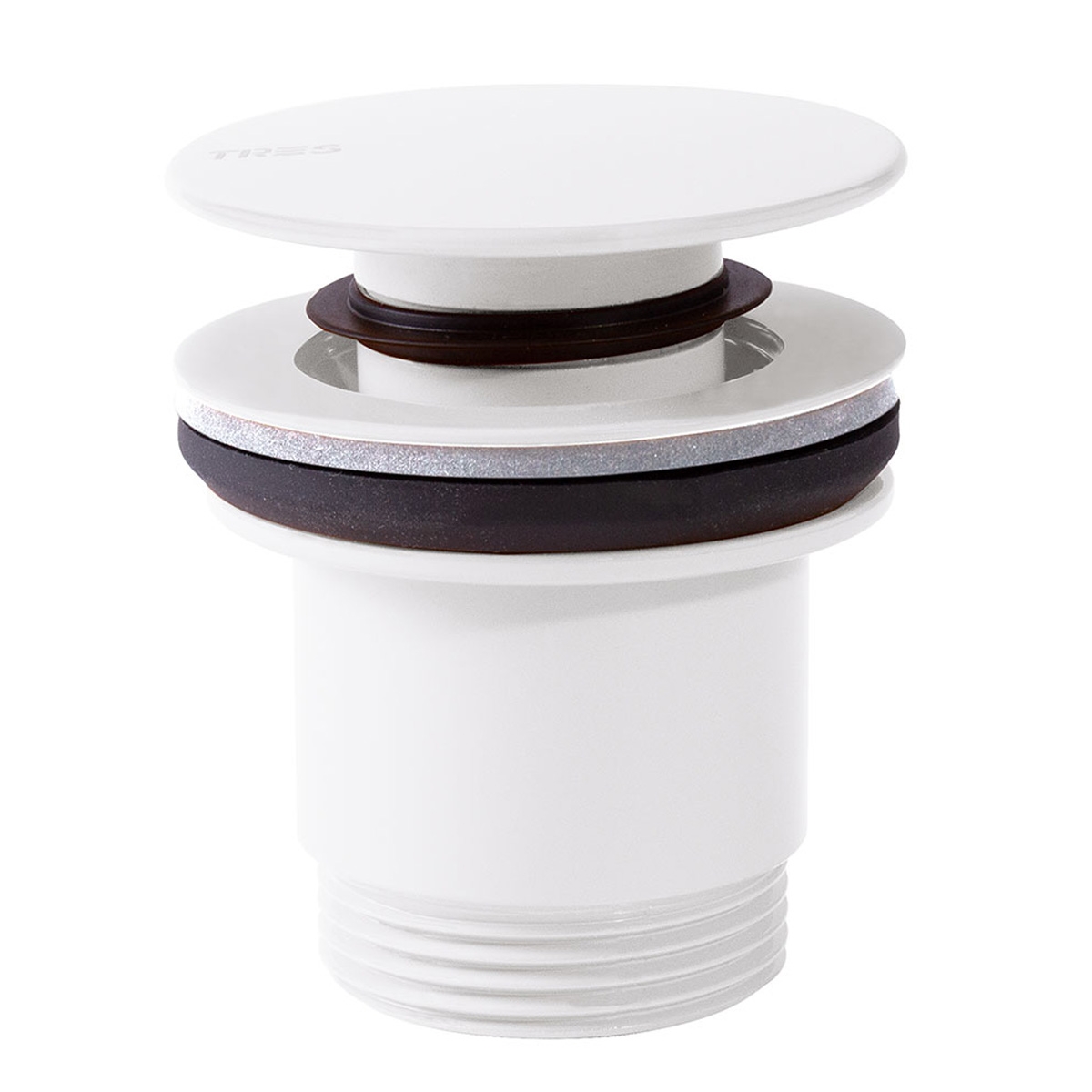 Simple-rapid matte white click-clack valve