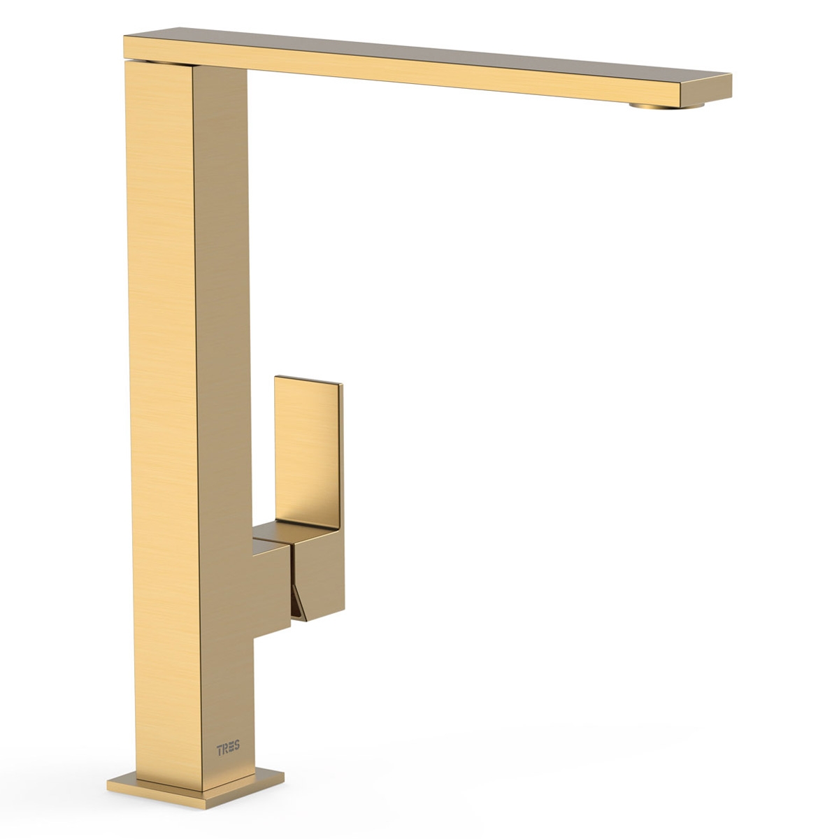 High single-lever faucet with lateral_Oro matte handle