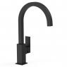 XXL faucet curved design with matte black side handle