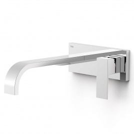 1 Piece XXL Spout Recessed Faucet For Sink Cuadro Exclusive