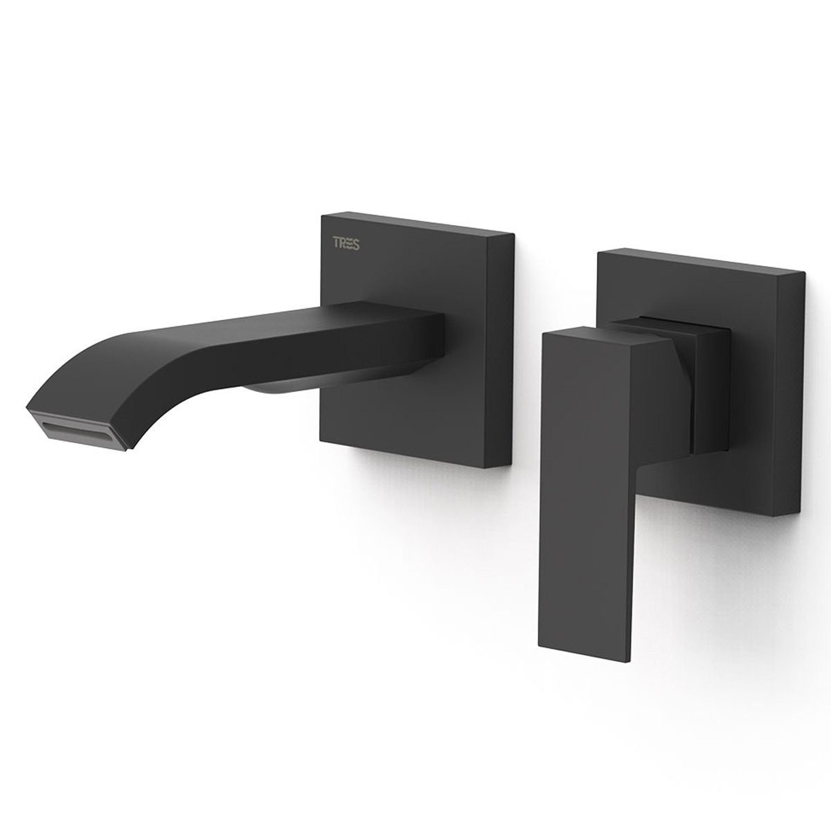 Robinet encastrable noir mat