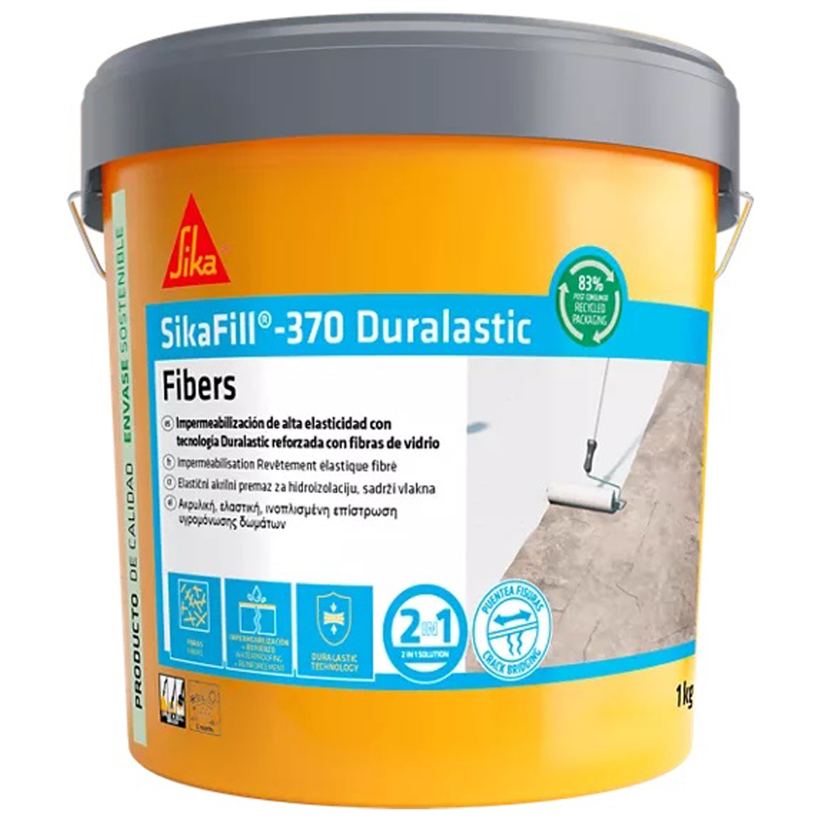 Sikafill 200 Fibers 5kg Red Tile - Sika