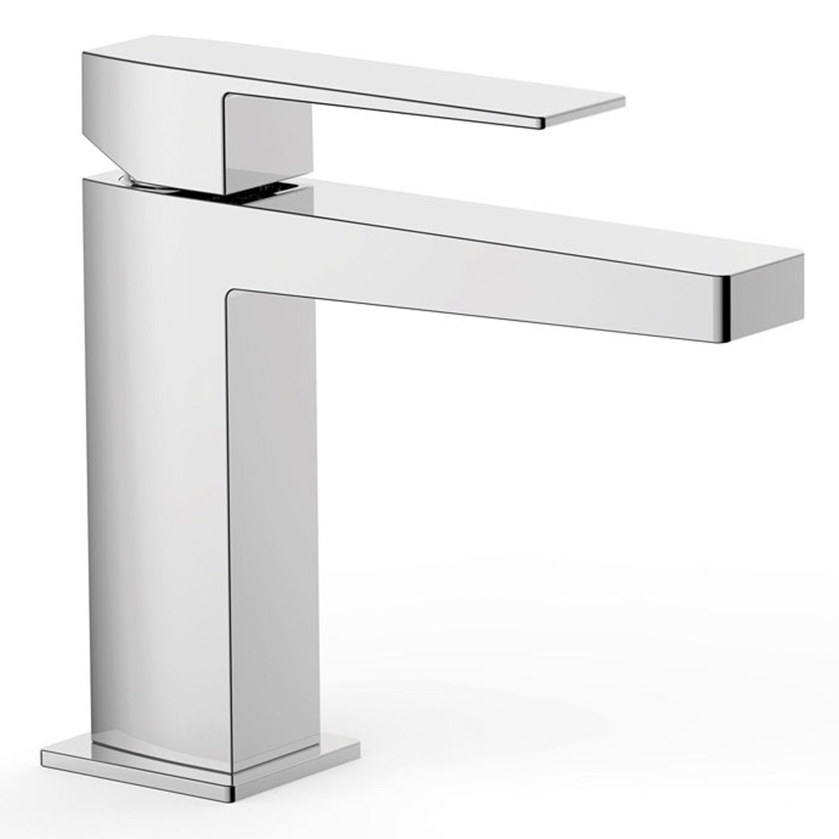 Slim Exclusive verchromter Einhebel-Wasserhahn mit Griff