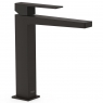 Long single-lever faucet with Slim Exclusive matte black handle