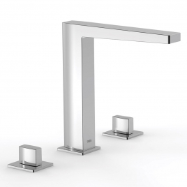 Grifo Bimando De Repisa Para Lavabo Slim Exclusive