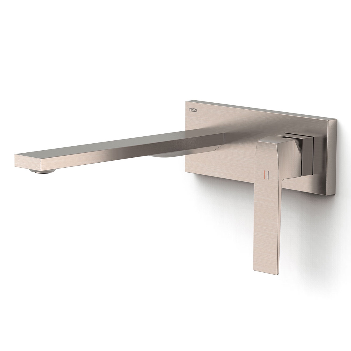 Grifo empotrado 1 pieza caño largo Slim Exclusive acero