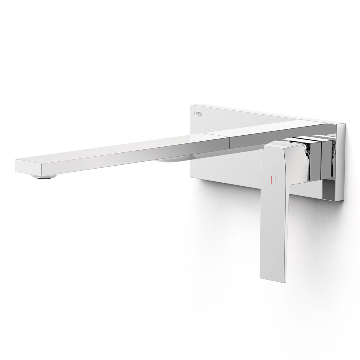 Robinet encastrable 1 pièce bec long Slim Exclusive chrome