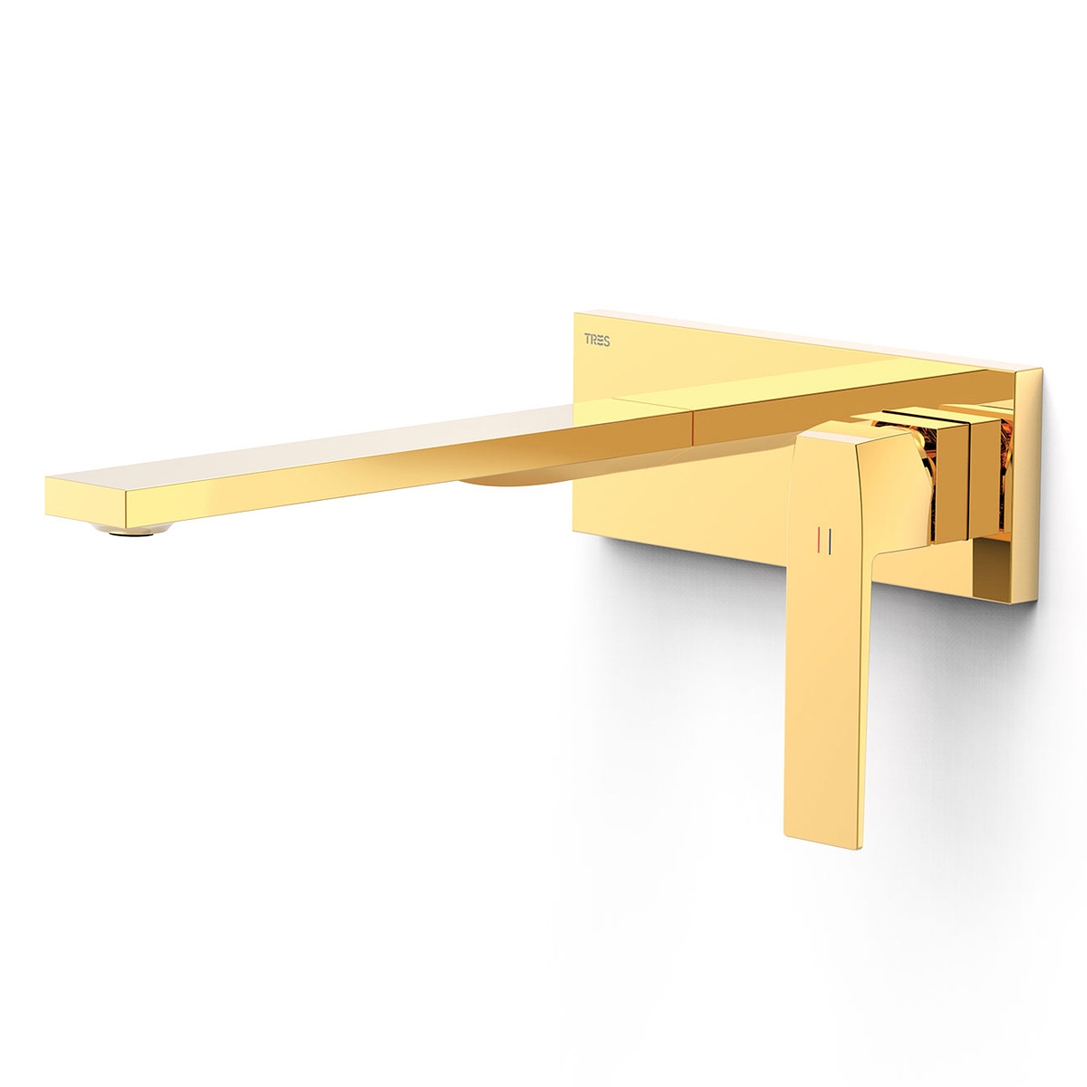 Grifo empotrado 1 pieza caño largo Slim Exclusive oro