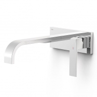 1-piece built-in faucet long curved spout Slim Exclusive chrome