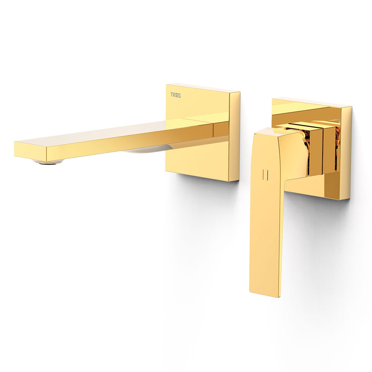 Slim Exclusive goldener eingebauter Wasserhahn