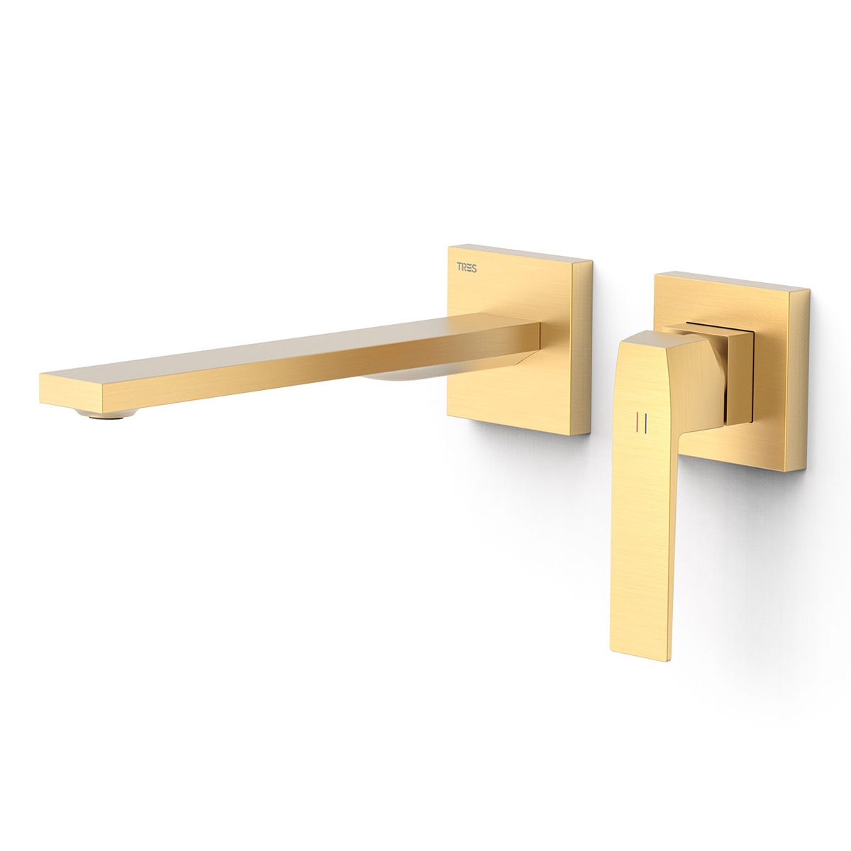 Long spout built-in faucet Slim Exclusive matte gold