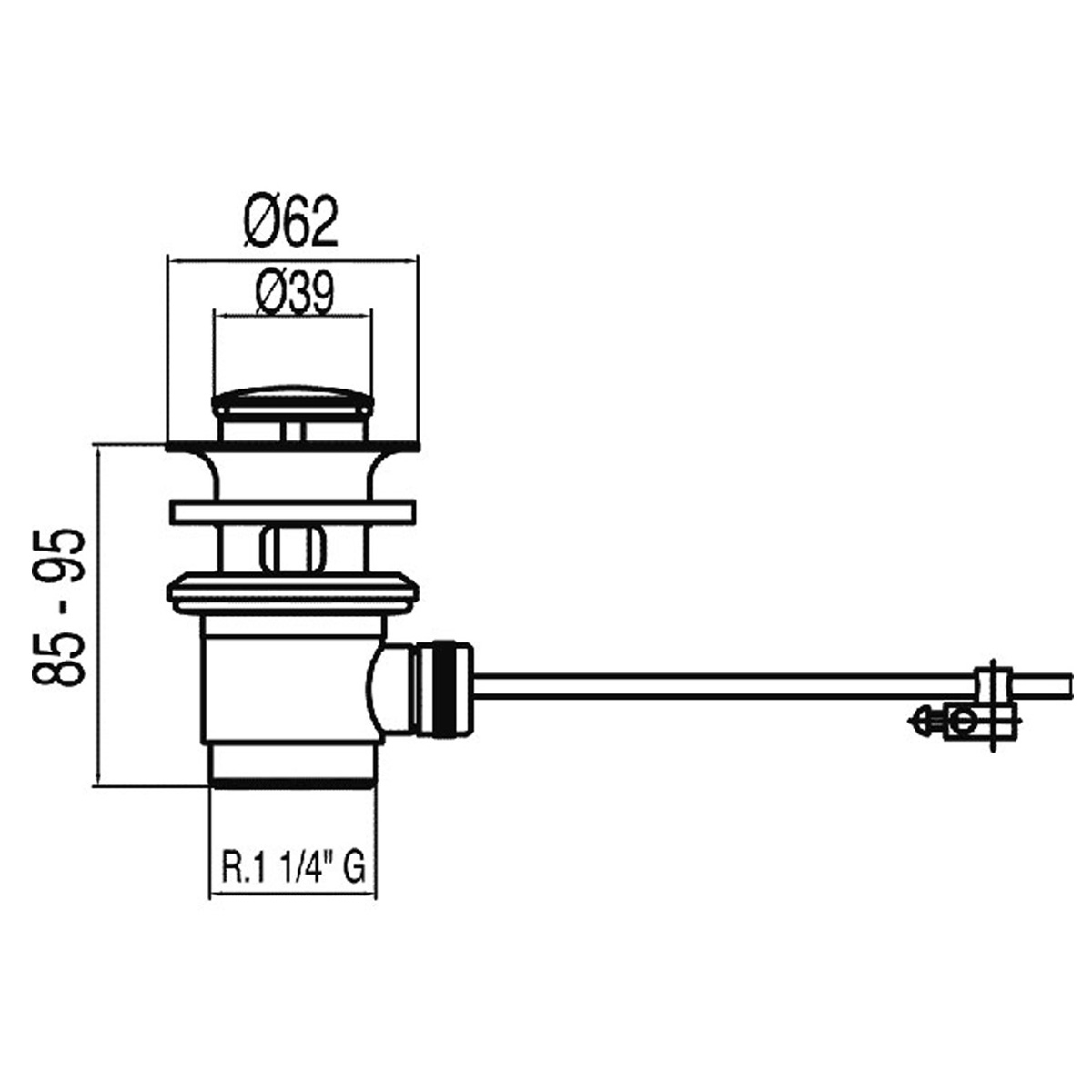 Automatic drain valve for sink measurements