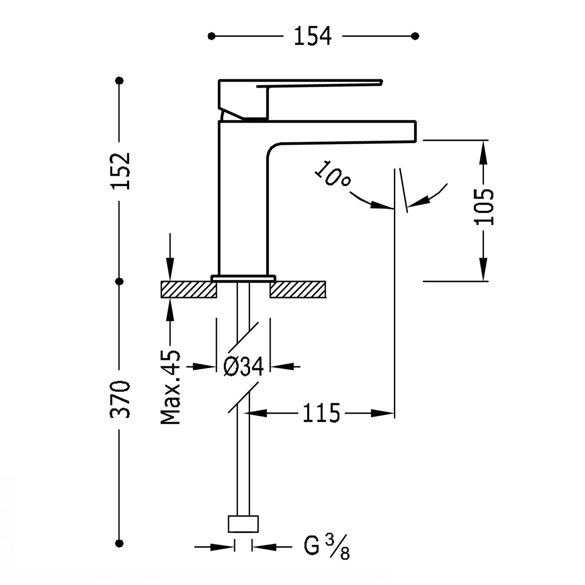 Class single-lever tap