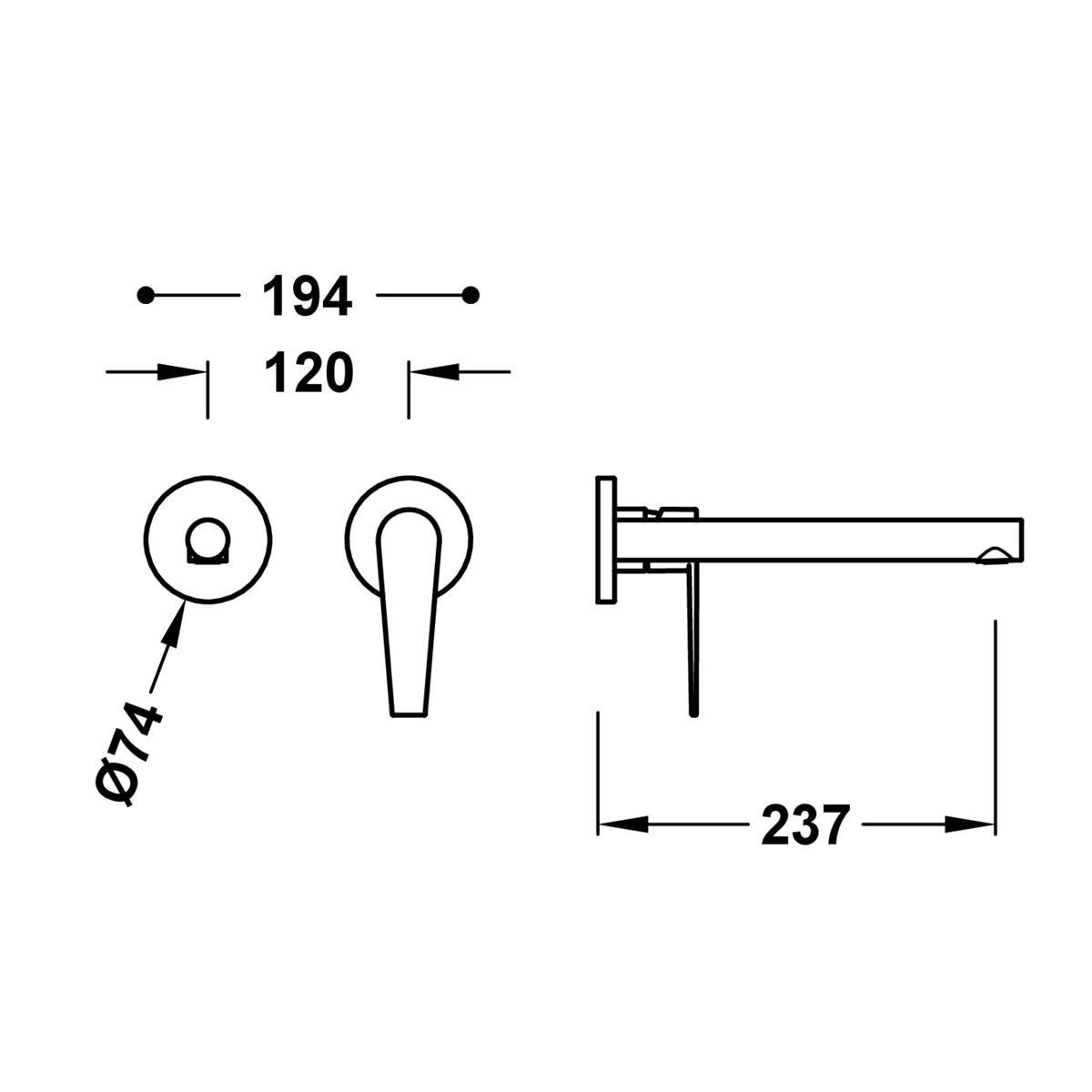 Long spout built-in faucet Class