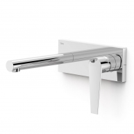 1 piece Class chrome built-in tap
