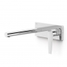 1 long built-in faucet of 1 piece Class chrome