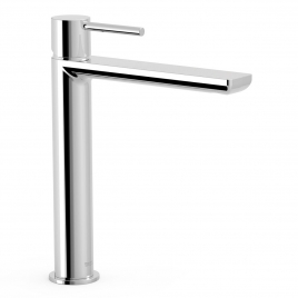 Flacher Wasserhahn mit hoher flacher Ausguss und Griff für das maximale Waschbecken