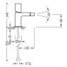 Grifo con caño plano para bidé Max