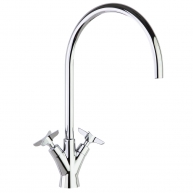 Adagio chrome two-lever kitchen faucet